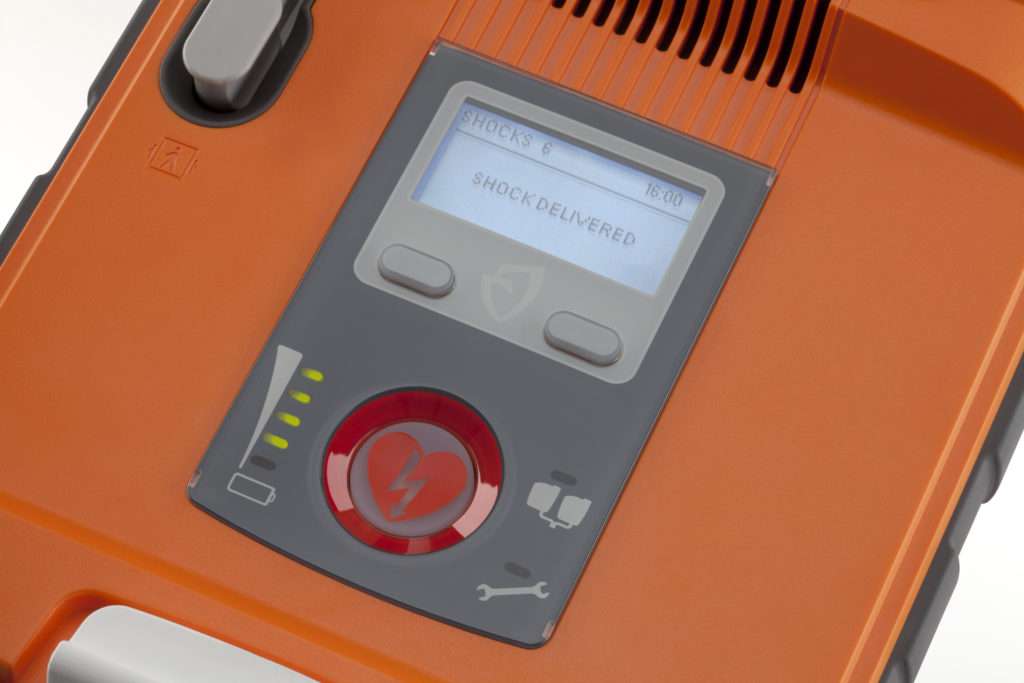 Zoomansicht auf den PowerHeart G5 AED