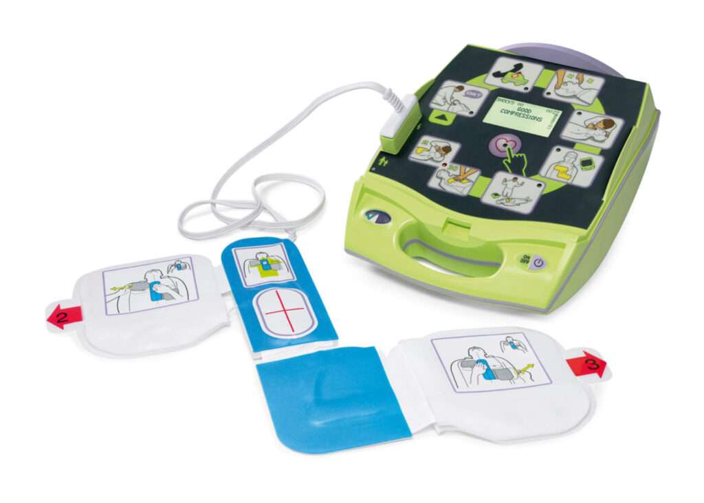 ZOLL AED Plus Defibrillator mit Elektroden