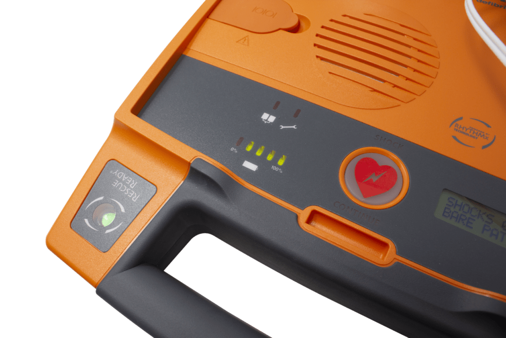 Powerheart G3 Elite AED Batteriestatus