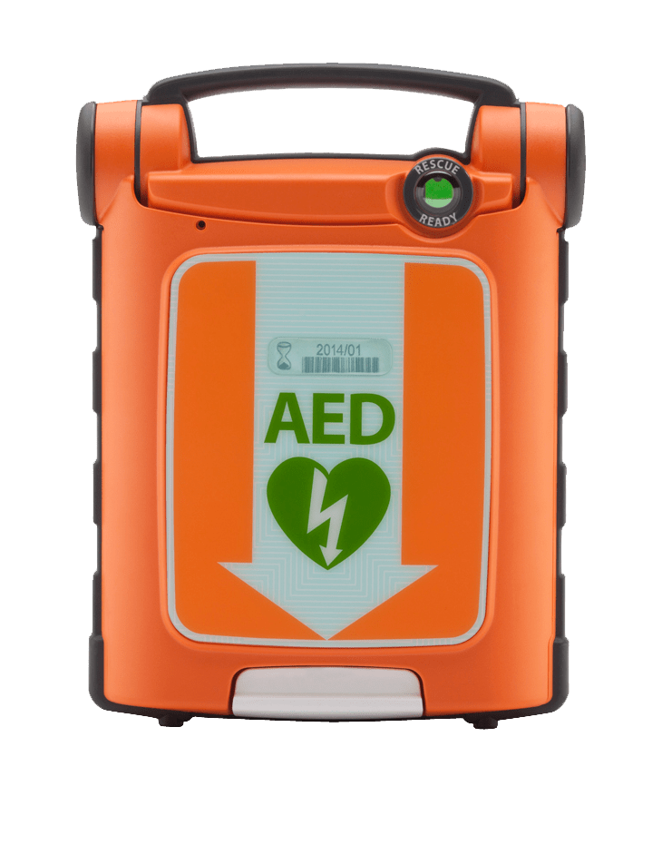 Powerheart G5 AED geschlossen von vorne
