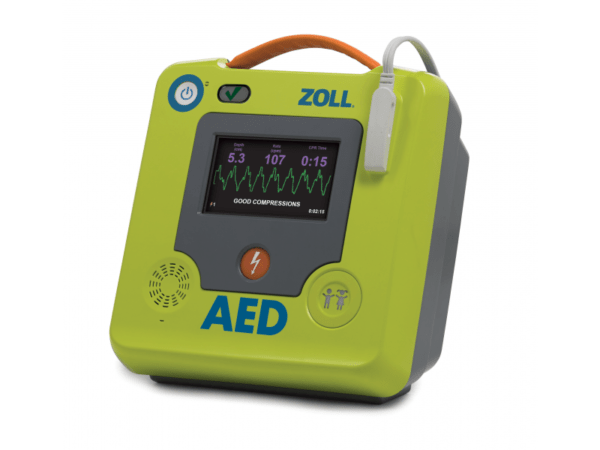 ZOLL AED 3 mit BLS auf dem Display abgebildet