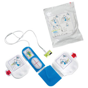 CPR-D-padz Elektroden für Erwachsene Verpackung und Inhalt