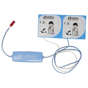 Powerheart G3 Elektroden für Kinder in ausgepackter Form