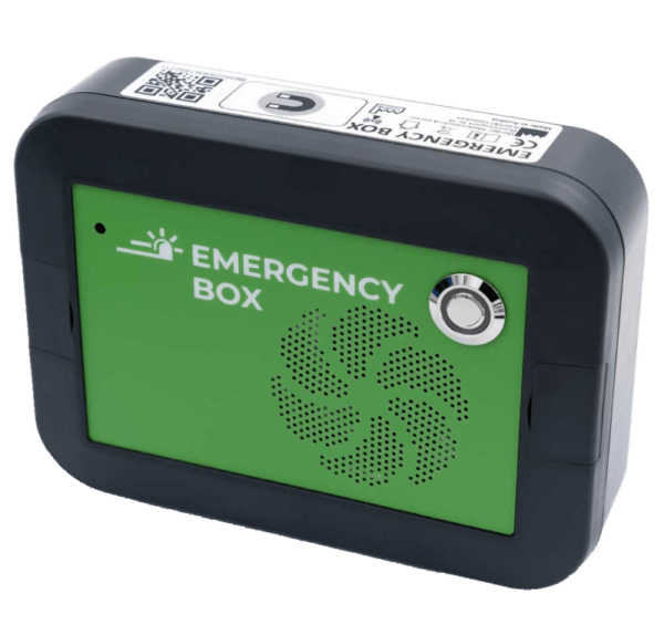Foto der Emergency Box mit freigestellten Hinterrgrund