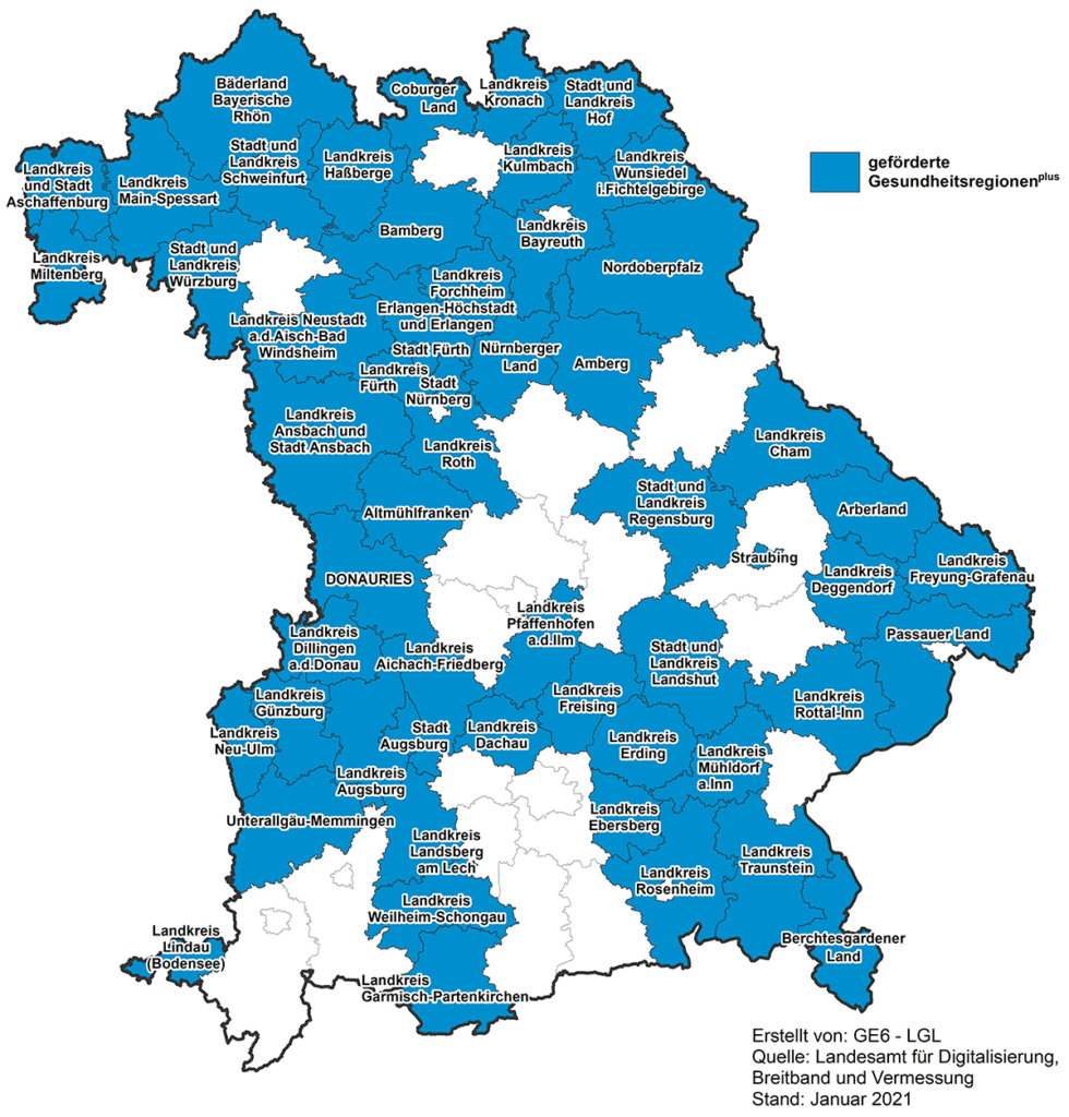 Abbildung des AED Förderprogramm in Bayern