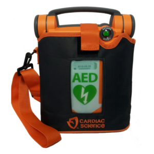 Cariac Science leichte Transporttasche in oranger und schwarzer Farben