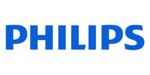 Logo von Philips in blau