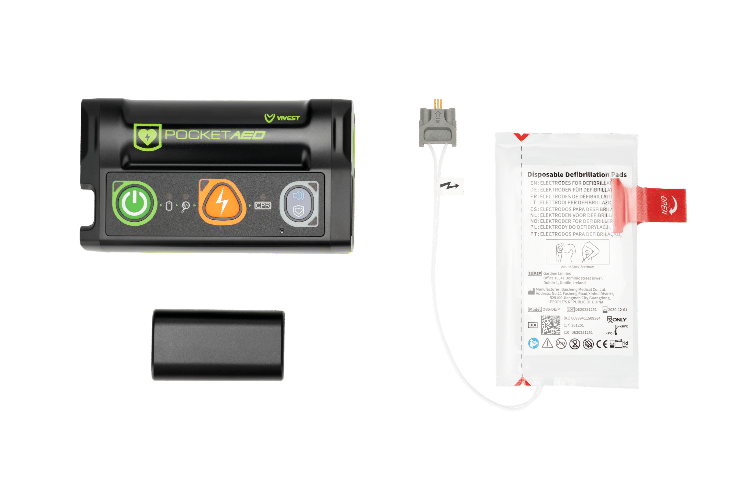 Vivest P1 Pocket AED Halbautomatisch – Bild 2